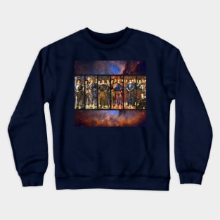 SIX DAYS OF CREATION ANGELS by Edward Burne Jones Crewneck Sweatshirt